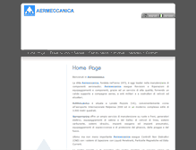 Tablet Screenshot of aermeccanica.it